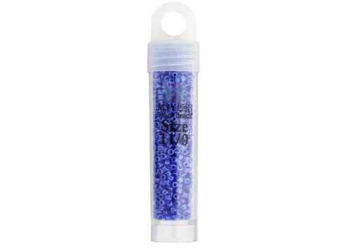 Miyuki Delica 11/0 5.2g Vial Blue Cyan Opaque AB