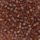 Miyuki Delica 11/0 5.2g Vial Dark Beige Transparent Matte-Dyed