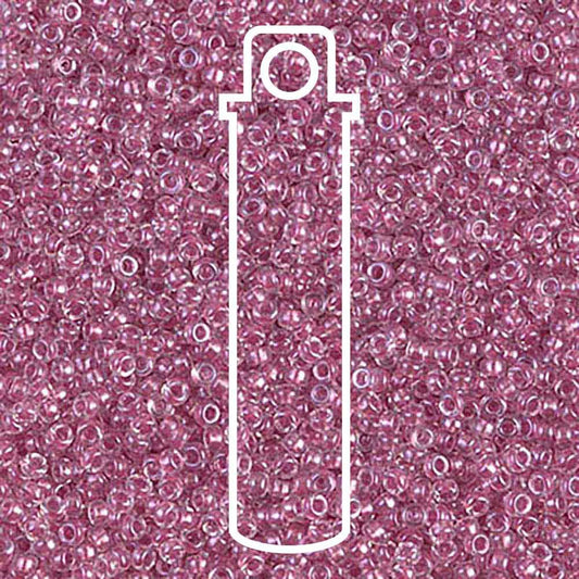 Miyuki Round 15/0 Sparkle Rose Lined Crystal 8.2 gm