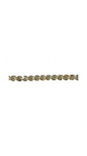 Fire-Polished Glass, Tr. Crystal Gold Luster, 4mm Faceted Round, Approx. 100 per bag.