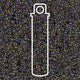 Miyuki Round 15/0 Cranberry Lined Peridot Ab  8.2 Gram Tube