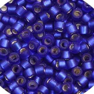 Miyuki Delica 11/0 5.2g Vial Dark Violet Blue Semi-Matte Dyed