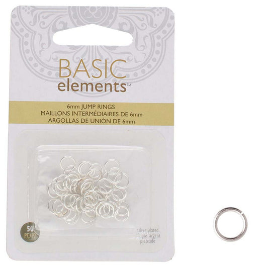 Jump Ring S/P 6mm 50/CD