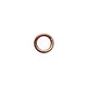 Soldered Jump Ring 6mm 20g Rose Gold Plate (50Pcs)
