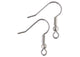 Hook Ear Wire W/Ball & Coil Surgical Steel 2mm 20 pcs