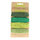 Hemp 4 Color Card Emerald Shades 1.0mm 20 Lb Test