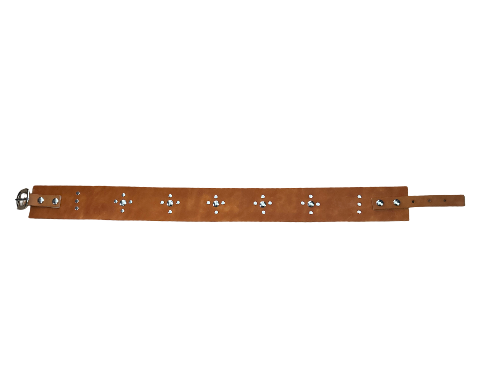 Youth Leather Belt (Bear Paws Cultural Art)