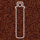 Miyuki Round 15/0 Transparent Dark Topaz  8.2 Gm/Tb