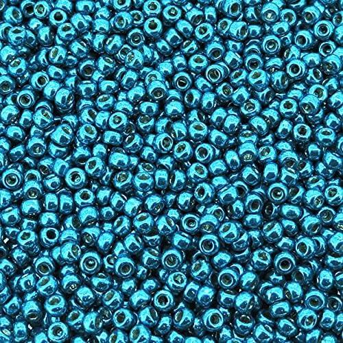 Miyuki Seed Bead 11/0  Duracoat Galv Capri Blue
