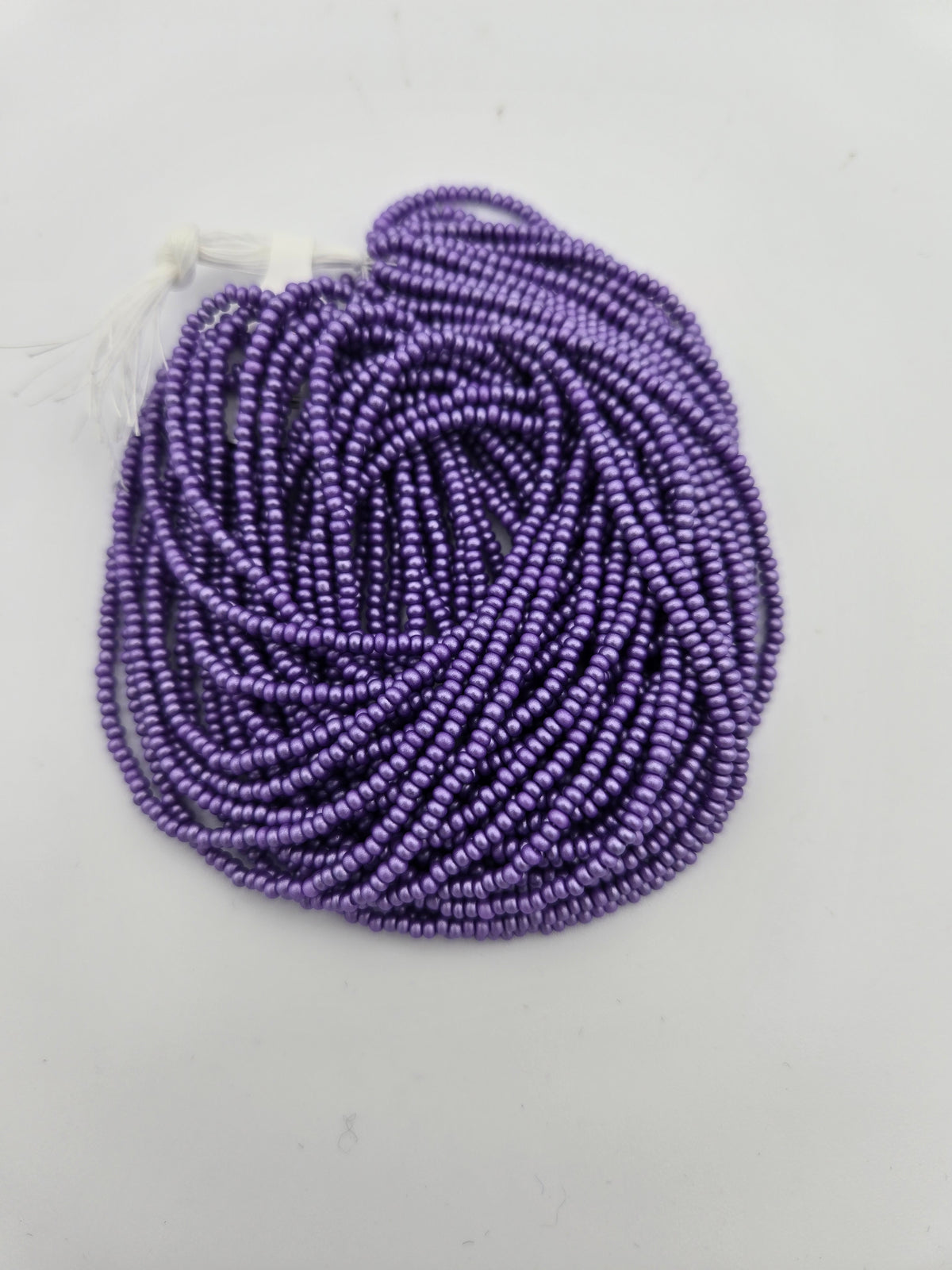 Czech11/0 PermaLux Dyed Chalk Lavender Strung