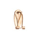Fingernail Earring 10x20mm (2pr) Gold