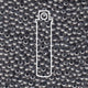 8/0 Matte Zinc Metal Seed Bead