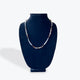 Topaz/Crystal and Dentalium Necklace by Wanetta Thompson