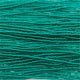 Czech Seed Bead 11/0 Transparent Teal Green Strung