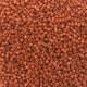 Miyuki Delica 11/0 5.2g Vial Duracoat Opaque Dyed Burnt Orange