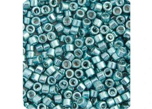 Miyuki Delica 11/0 5.2g Vial Aquamarine Opaque Glavanized-Dyed