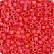 Miyuki Delica 11/0 5.2g Vial Red Vermillion Opaque AB Matte