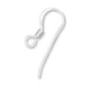 Hook Ear Wire 25mm W/2MM Ring and Coil (2 pair)
