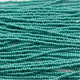 Czech Seed Bead 11/0 Op Turquoise luster Strung