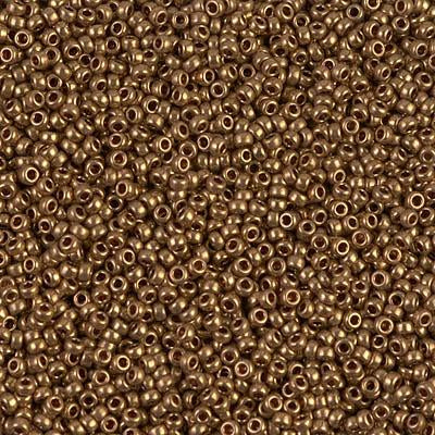 Miyuki Round 15/0 Metallic Light Bronze 8.2 Gm/Tb