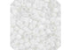 Miyuki Delica 11/0 5.2g Vial White AB Lined-Dyed