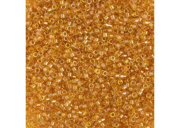 Miyuki Delica 11/0 5.2g Vial Fancy Lined Golden Yellow