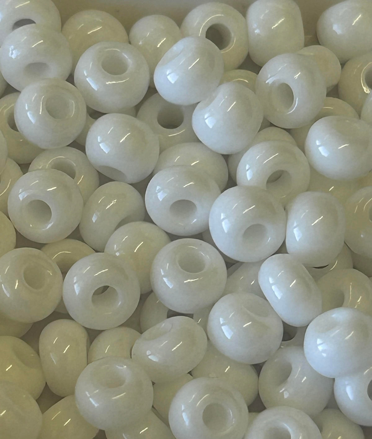 Seed Bead 5/0 OP Chalk White- Loose in Tubes