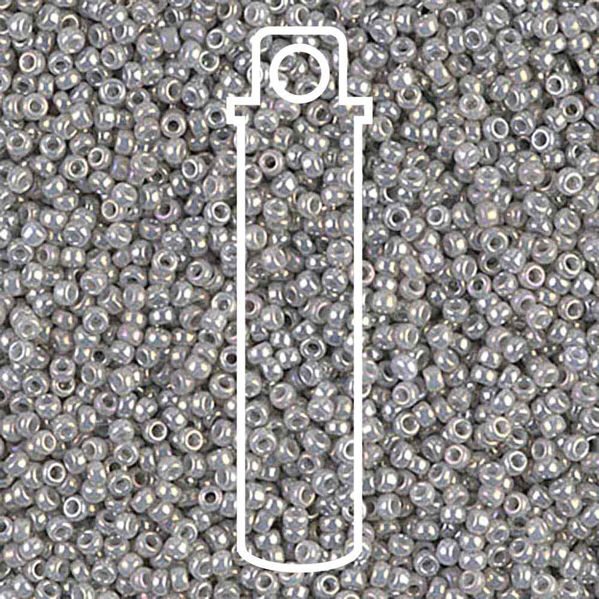 Miyuki Round 15/0 Ceylon Grey