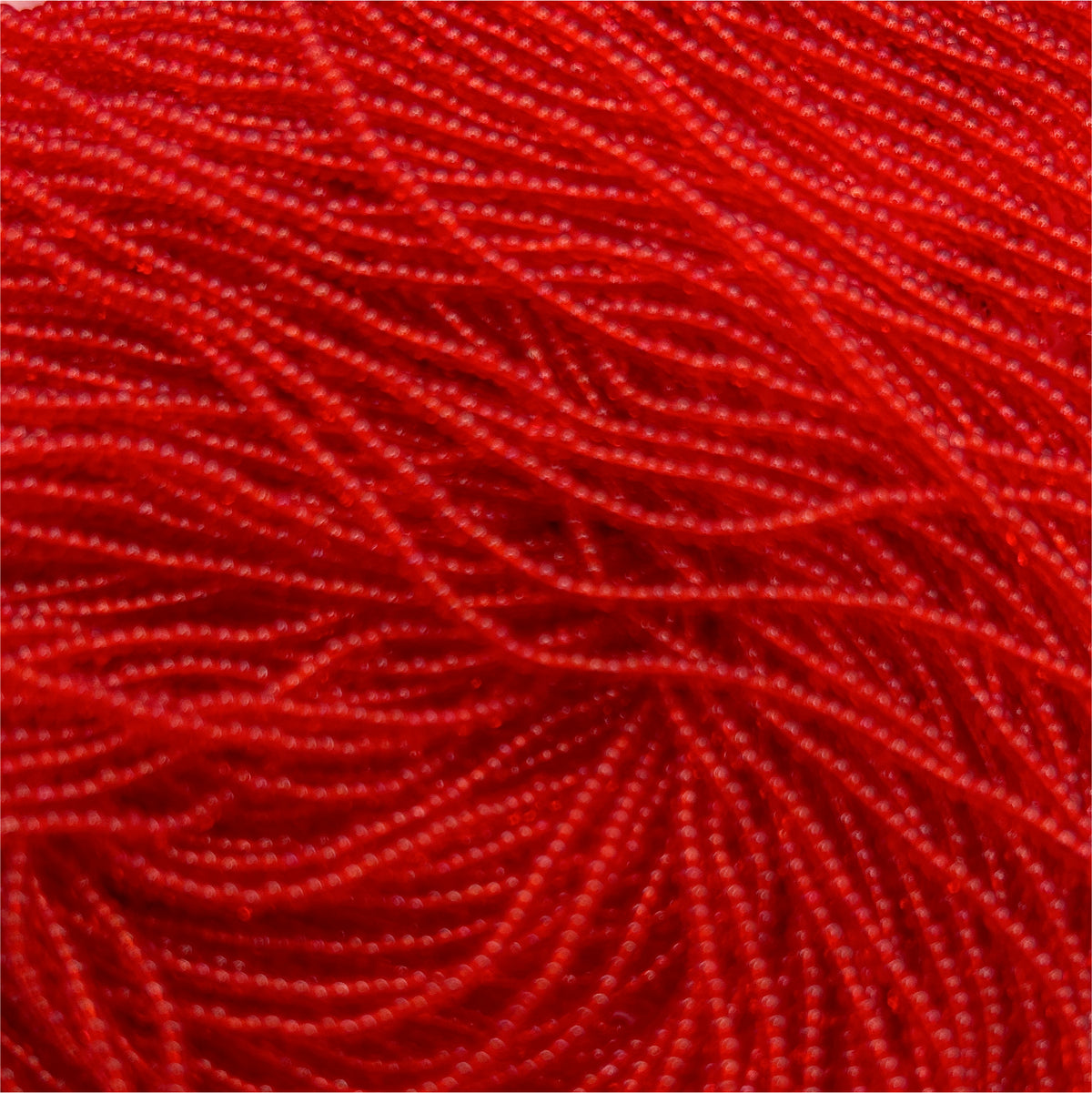 Czech 15/0 Tr Lt Red Seed Beads