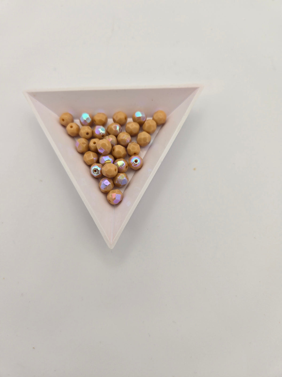 FP 6mm Beige AB (50 Pcs)