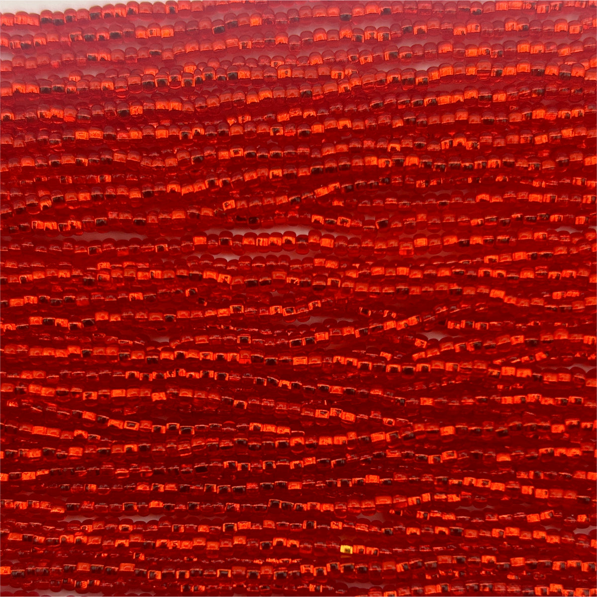 Czech Seed Bead 11/0 S/L Light Red Strung