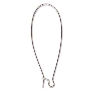 Kidney Ear Wire 18X47.5mm 40 Pieces