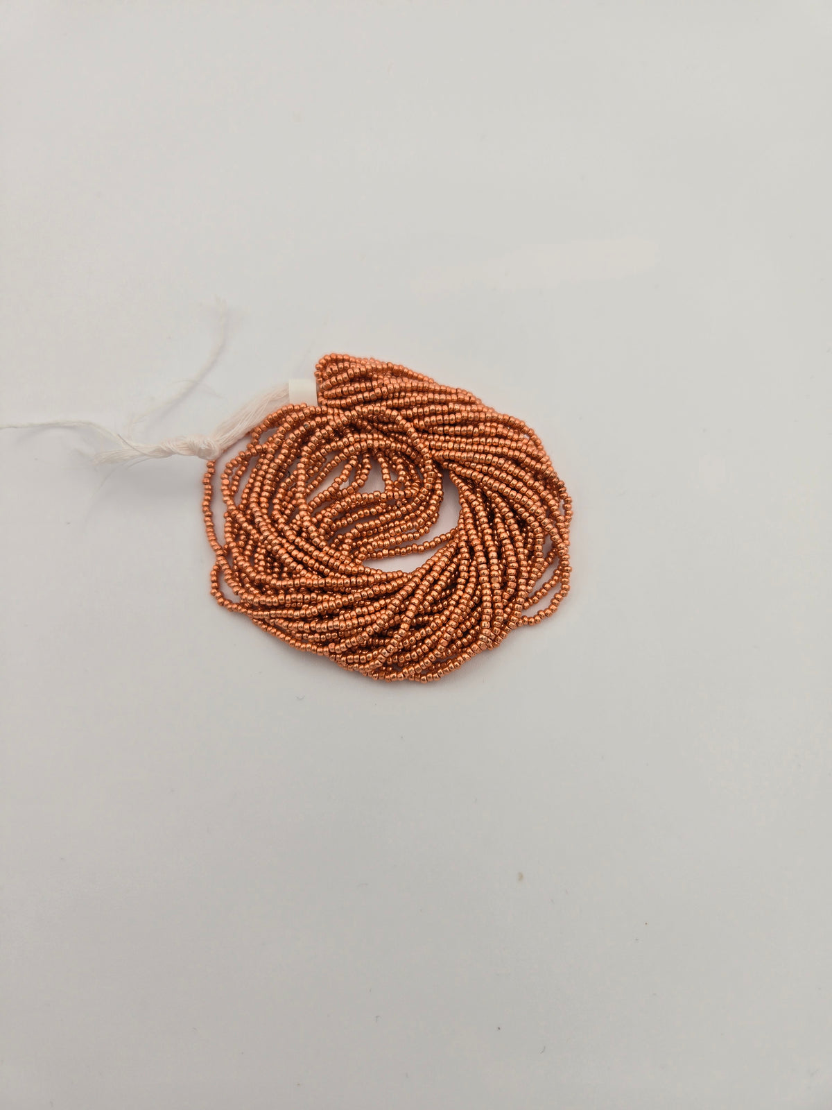 Czech 13/0 Copper Metallic Charlotte Cut