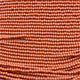 Czech 11/0 PermaLux Dyed Chalk Light Brown Strung