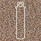 Miyuki Round 15/0 Sparkle Lt Bronze Lined Crystal
