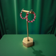 Beaded hoops (Theresa Nelson)