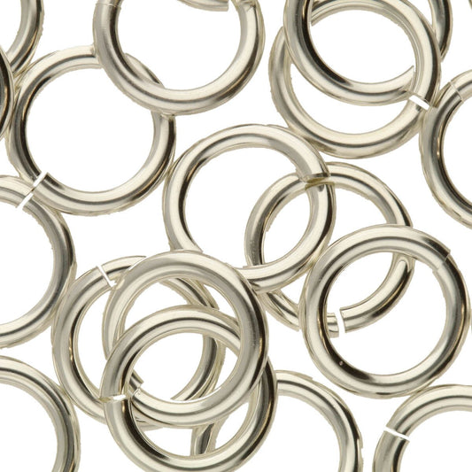 Jump Locks S/S 10mm 14ga 13.9gm Approx. 10/Bag