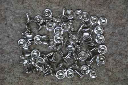 DZ Silver Double Rivet Refills 40 Sets