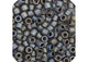 Delica 15/0 RD Dark Silver Grey AB Matte