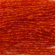 Czech Seed Bead 11/0 S/L Orange Strung Square Hole