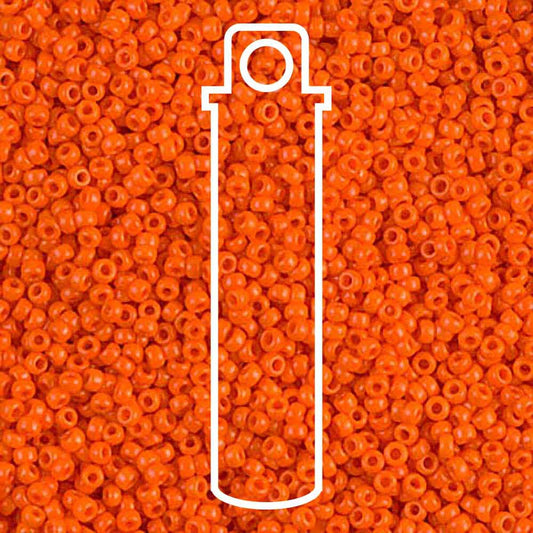 Miyuki Round 15/0 Opaque Orange