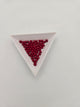 Fire-Polished Glass, Op. Dark Red, 4mm Faceted Round, Approx. 100 per bag.