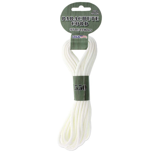 Para Cord 550 16 Ft 4.8 M White
