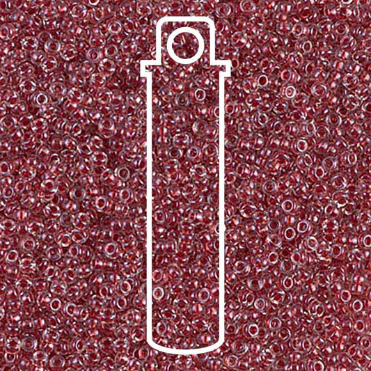 Miyuki Round 15/0 Sparkle Maroon Lined 8.2 Gm/Tb