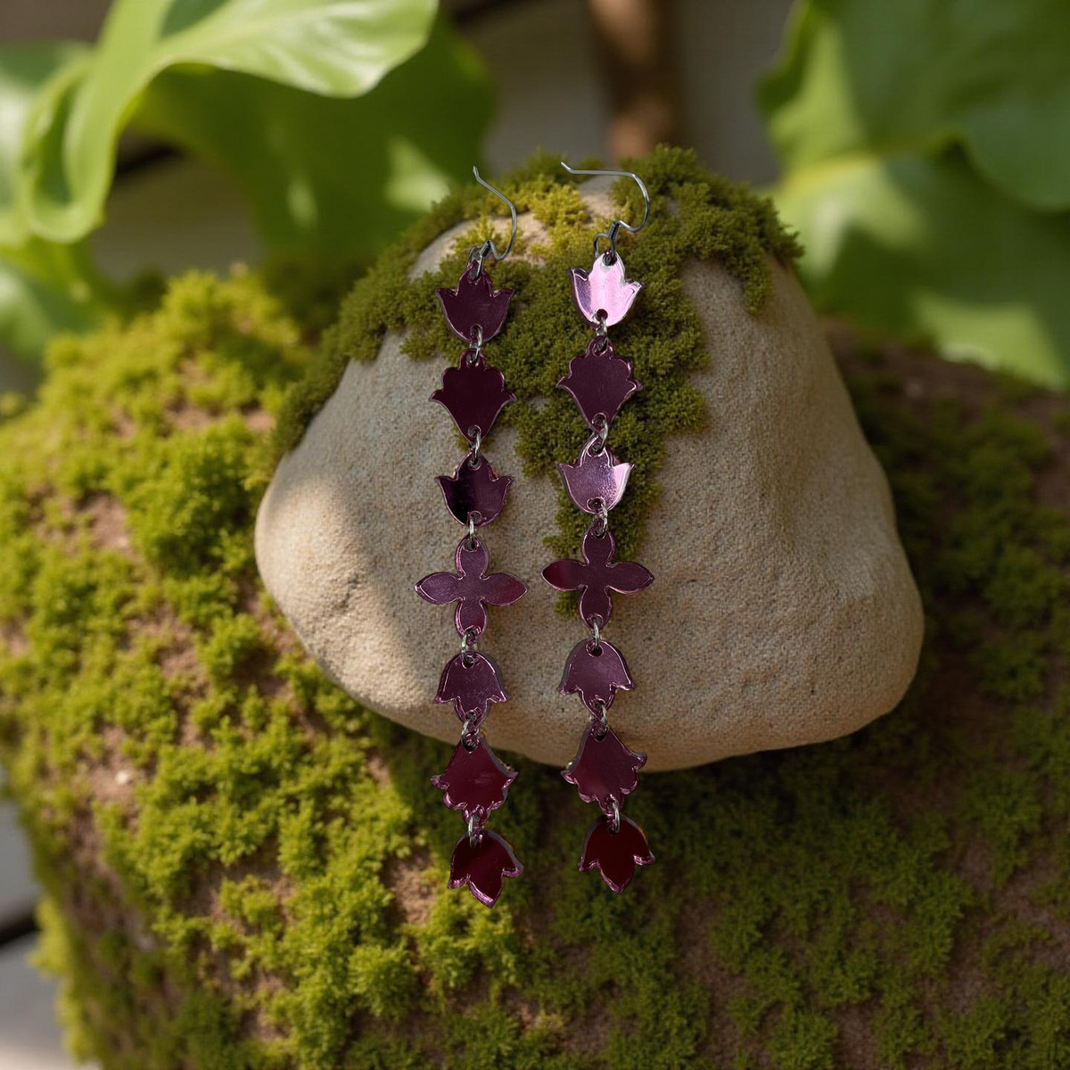 Layered Petal Drop Earring (Ojibwe Dreams)