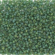 Miyuki Round 15/0 Frost Op Glaze Rnbw Green 8.2gm/Tb