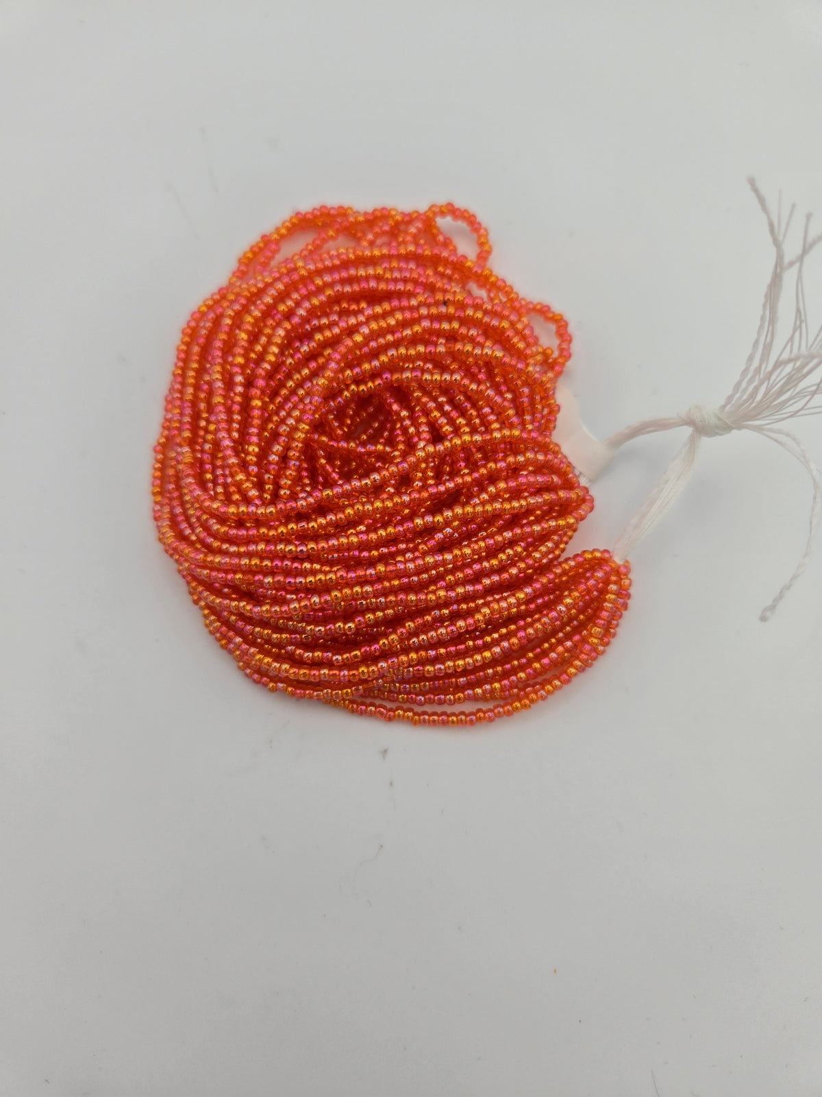 Czech Seed Bead 11/0 Transparent Orange AB