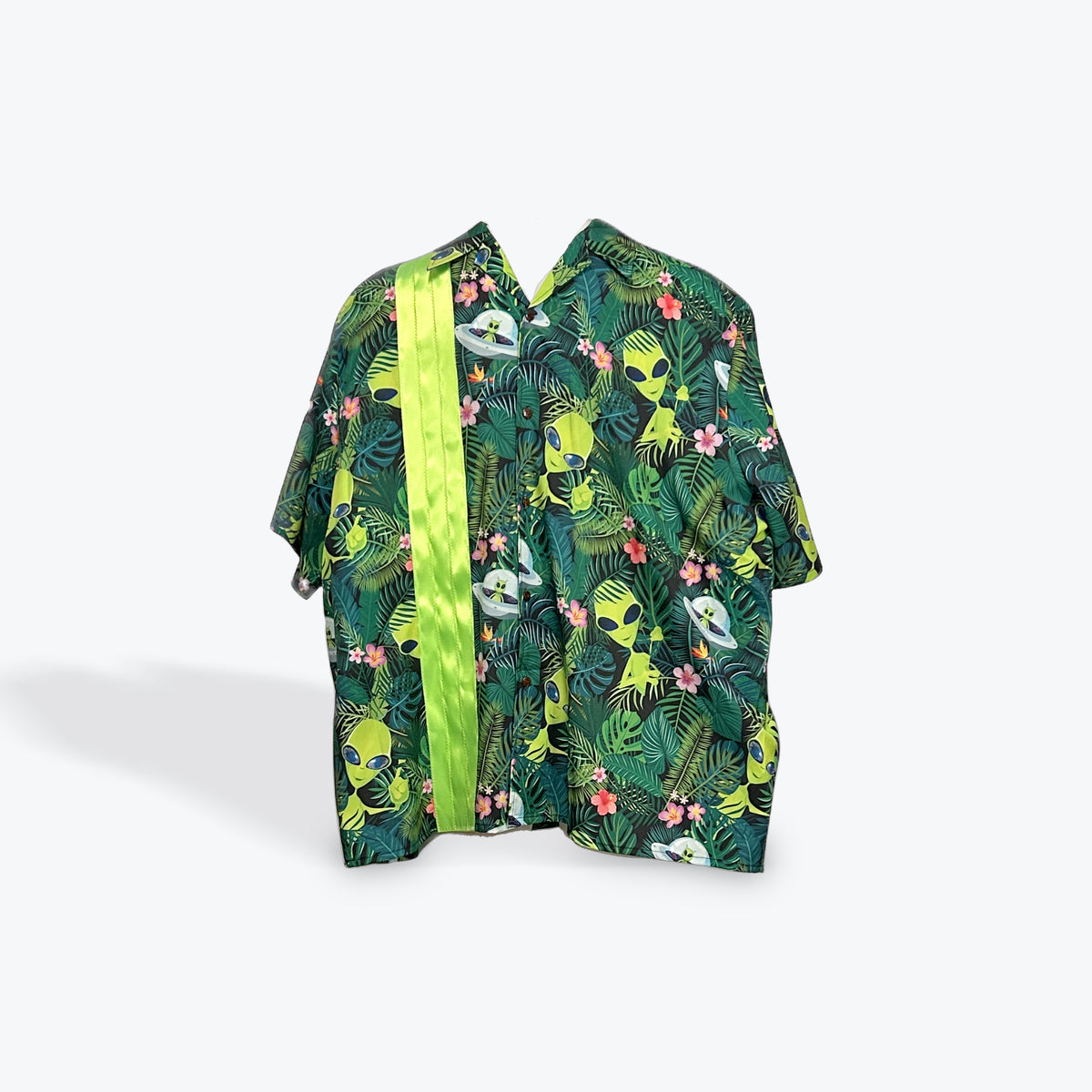 Adult Ribbon Shirt Alien Size 3XL