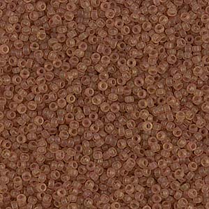 Miyuki Round 15/0 Matte Trans Cinnamon 8.2gm/Tb