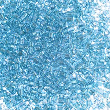 Miyuki Delica 11/0 5.2g Vial Fancy Lined Aqua